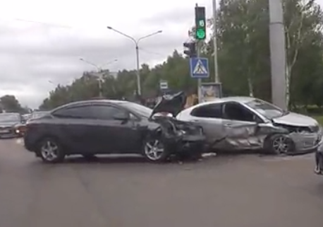В ДТП в Новокузнецке пострадали четыре человека