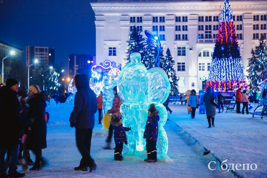 Хороводы и фейерверк: что будет на кемеровской площади Советов в новогоднюю ночь