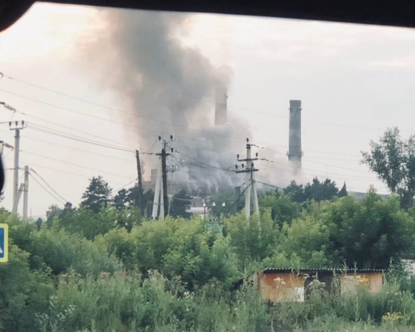 Жители Калтана приняли за взрыв обычный дым в городе