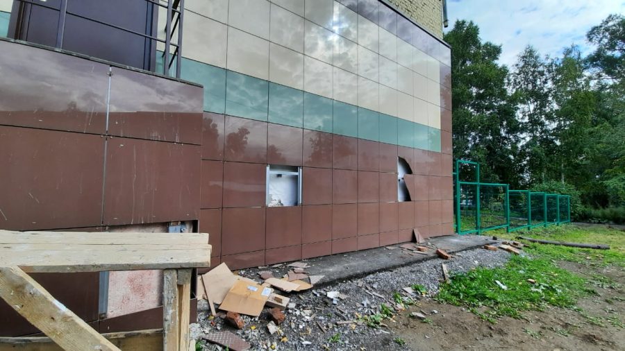 В Кузбассе вандалы разгромили школу до её открытия