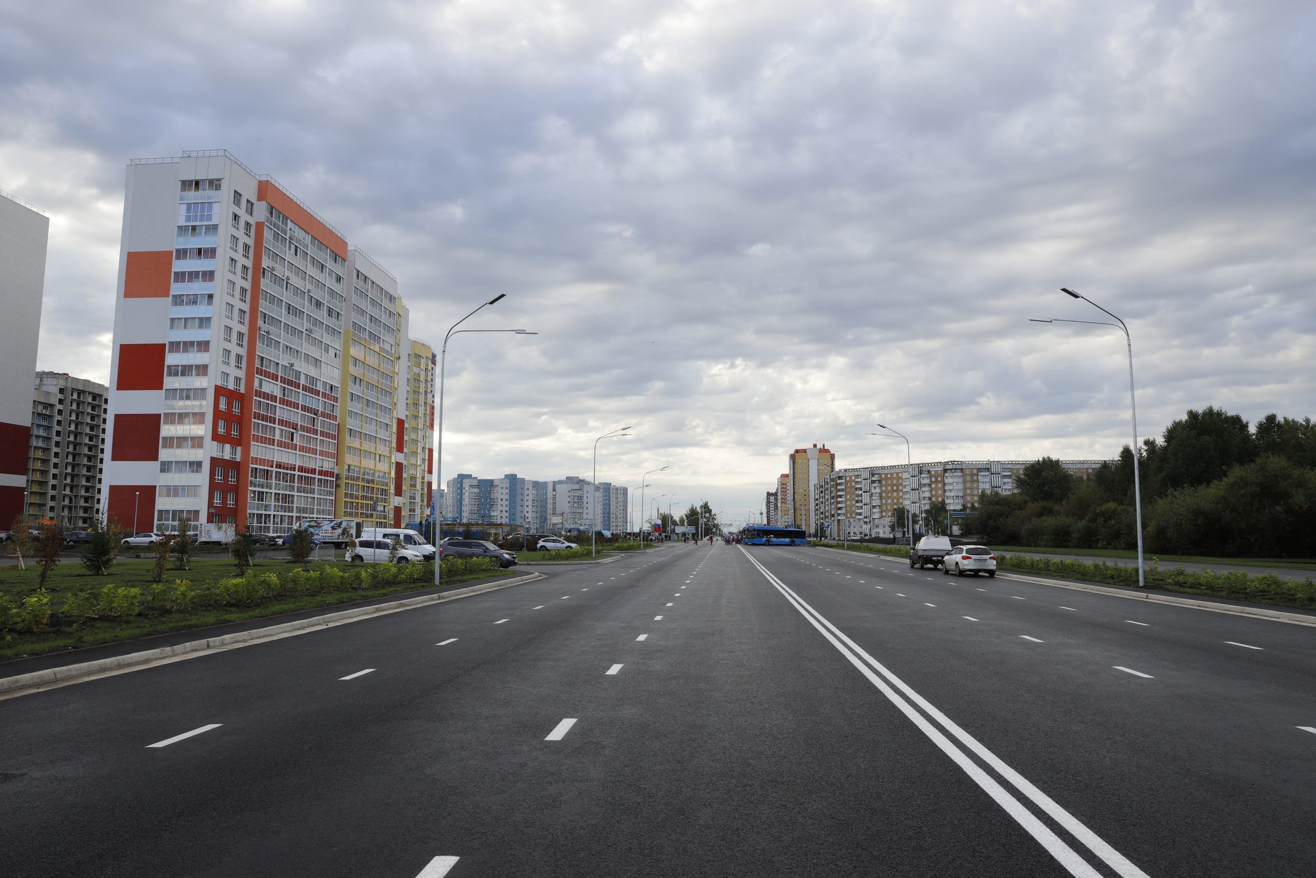 По новой дороге в Ленинском районе Кемерова запустят автобусы